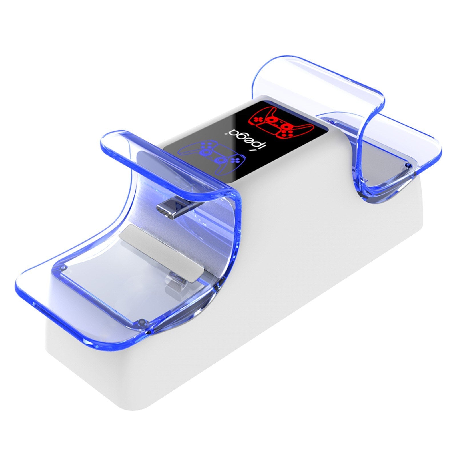 IPEGA PG-P5003 PS5 Controller Charger Station Dual Charger Dock for PlayStation 5 DualSense Controllers with LED Light Indicator IPEGA PG-P5003 PS5 Controller Charger Station Dual Charger Dock for PlayStation 5 DualSense Controllers with LED Light Indicator